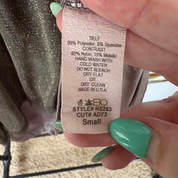 Y2K Fairy Gray Babydoll Scoop Neck Goddess Dance Top Pixie Balletcore Small - Picture 6 of 7